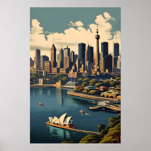 Sydney vintage poster
