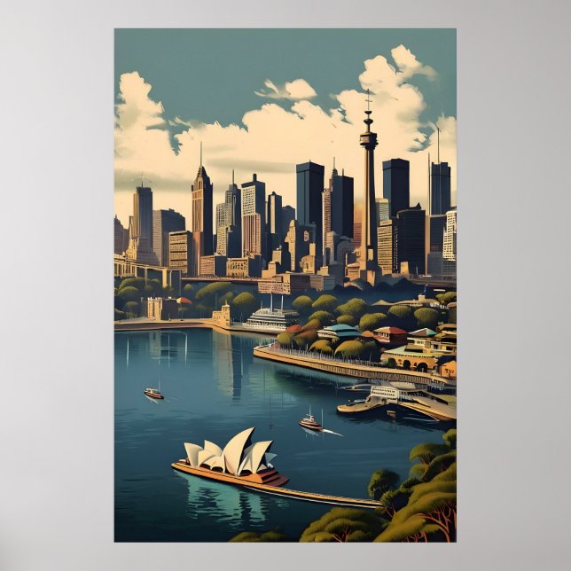 Sydney vintage poster (Front)