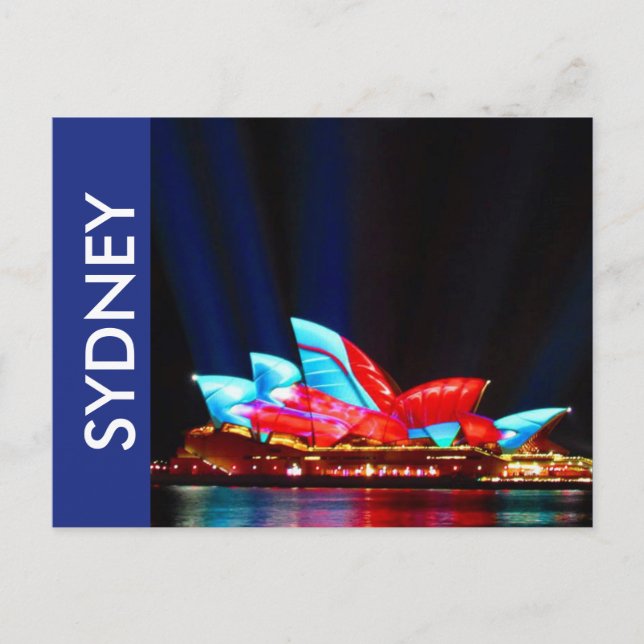 sydney vivid house postcard (Front)