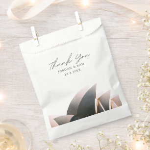 Sydney Wedding Favour Opera House Thank You Photo Bag