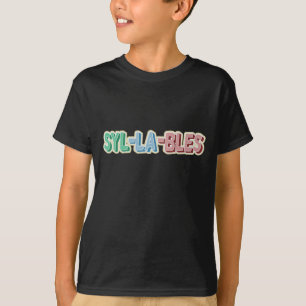 Syllables topography T-Shirt