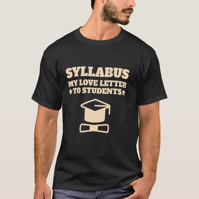 SYLLABUS PROFESSOR TEACHER T-Shirt (Front)