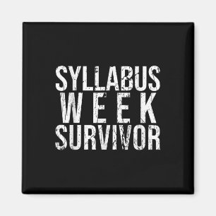 Syllabus Week Survivor College Freshman Fall Semes Magnet