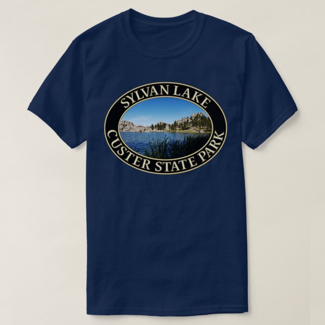 Sylvan Lake at Custer State Park in Custer South D T-Shirt (Design Front)