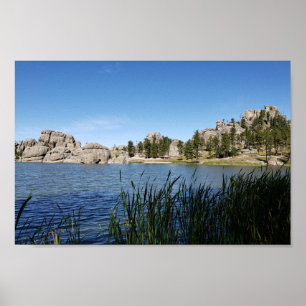 Sylvan Lake, Black Hills, Custer, South Dakota Poster
