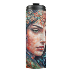 “Sylvarra” - Whispers in the Tesserae Thermal Tumbler