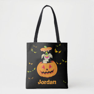 SYLVESTER™ Hiding in a Jack-o-Lantern Tote Bag