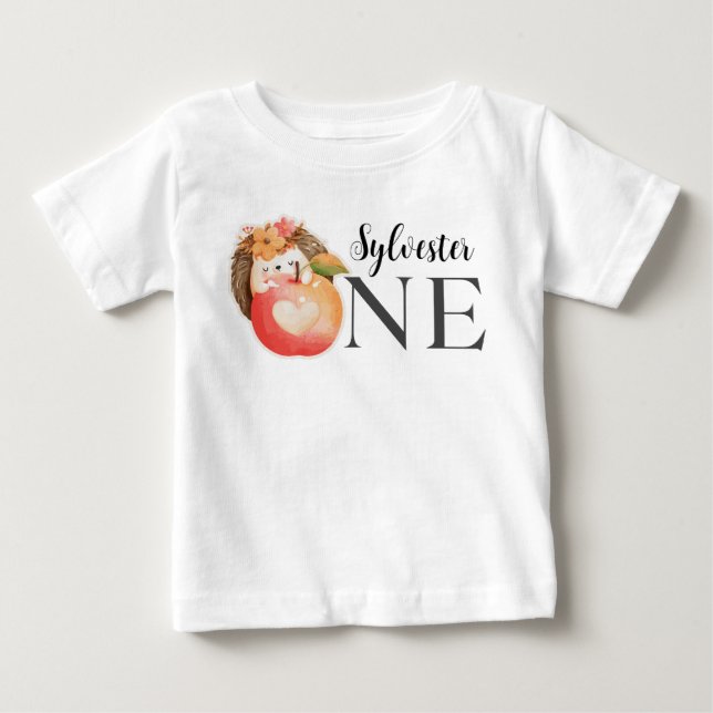 Sylvester One baby girl First Birthday Party T-Shirt (Front)