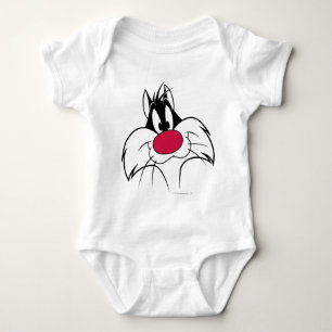 SYLVESTER™ Red Nose Face Baby Bodysuit