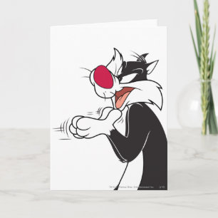 SYLVESTER™ Rubbing Paws Card