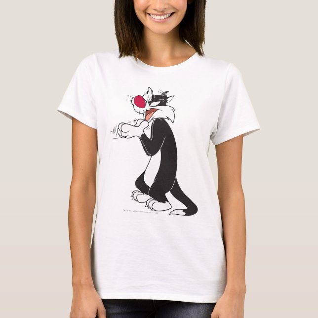 SYLVESTER™ Rubbing Paws T-Shirt (Front)