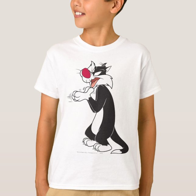 SYLVESTER™ Rubbing Paws T-Shirt (Front)