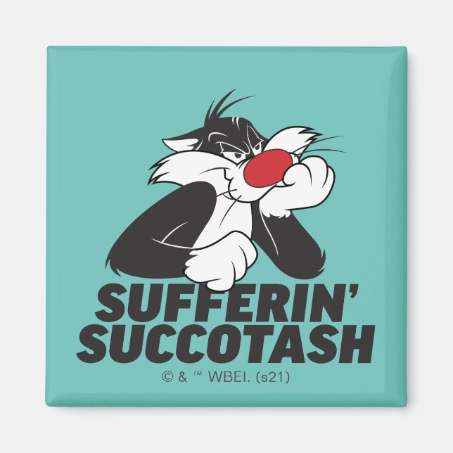SYLVESTER™ "Sufferin' Succotash" Sulking Magnet (Front)