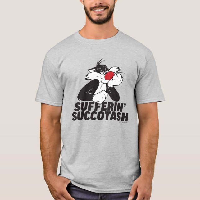 SYLVESTER™ "Sufferin' Succotash" Sulking T-Shirt (Front)