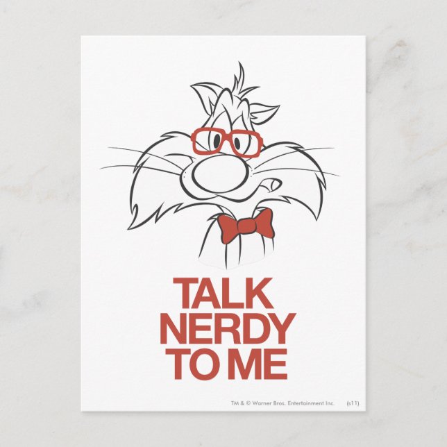 SYLVESTER™ - Talk Nerdy To Me Postcard (Front)
