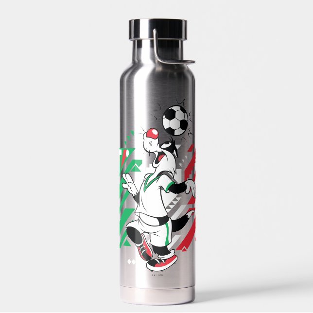 SYLVESTER™ Team Italy Soccer Graphic Water Bottle (Left)