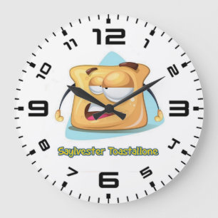 Sylvester Toastallone Large Clock