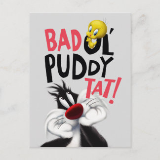 SYLVESTER™ & TWEETY™- Mean Ol' Puddy Tat Postcard