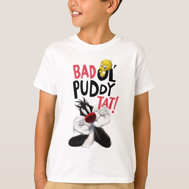 SYLVESTER™ & TWEETY™- Mean Ol' Puddy Tat T-Shirt (Front)