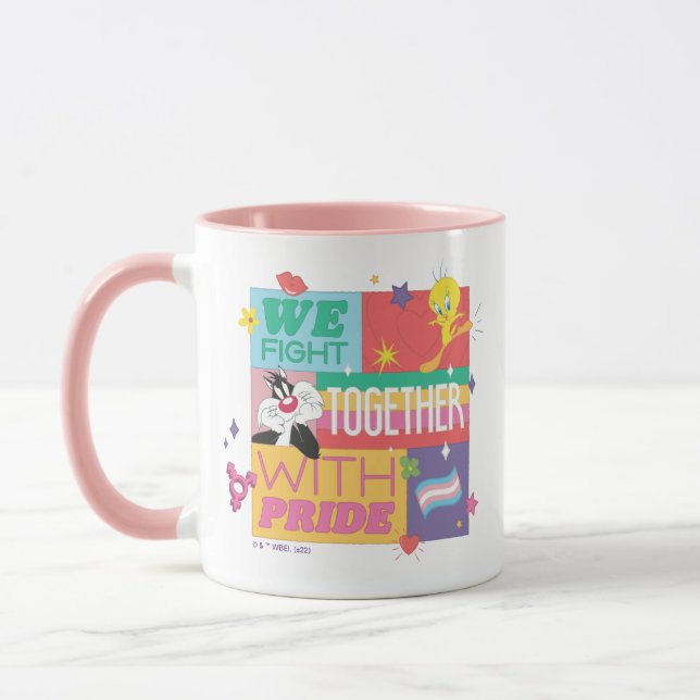 SYLVESTER™ & TWEETY™| We Fight Together With Pride Mug (Left)