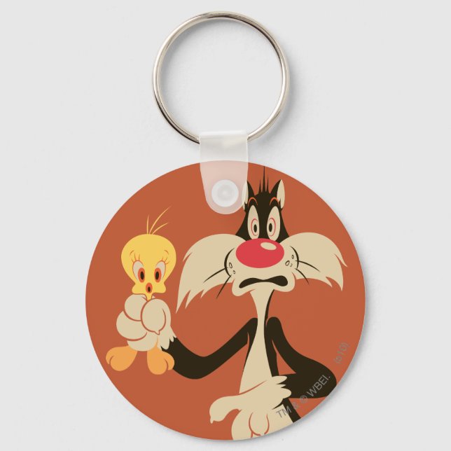 SYLVESTER™ with TWEETY™ Key Ring (Front)