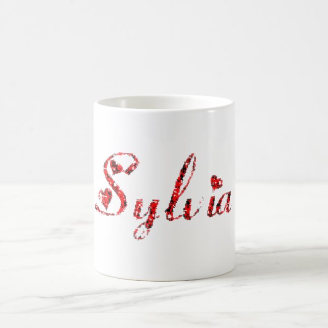 Sylvia Name Coffee Mug (Center)