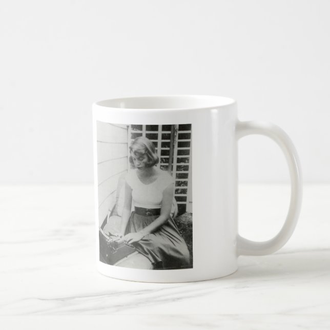 Sylvia Plath Typewriter Mug (Right)