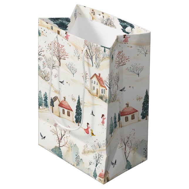 Sylvoria - Naives landscape (6/8) Medium Gift Bag (Front Angled)