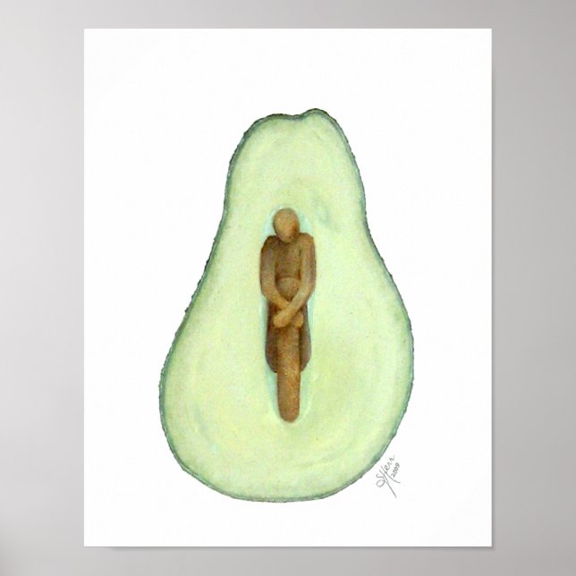 Symbiosis Avocado Poster (Front)