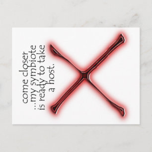 Symbiote Pouch Postcard