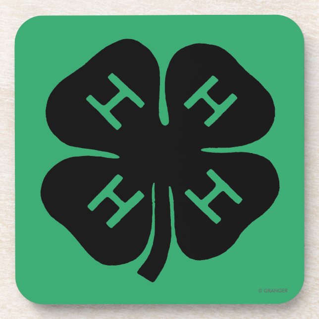 Symbol: 4-H Club Coaster (Front)