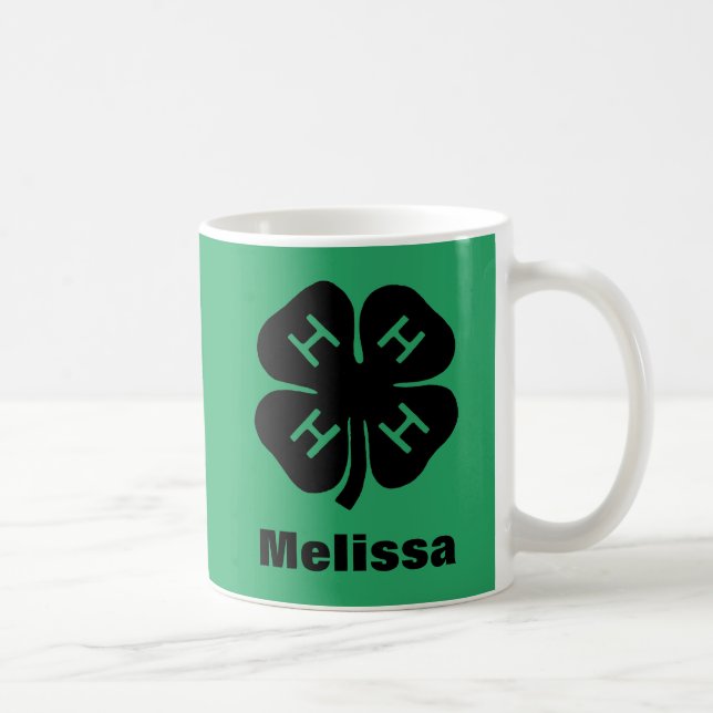 Symbol: 4-H Club Coffee Mug (Right)