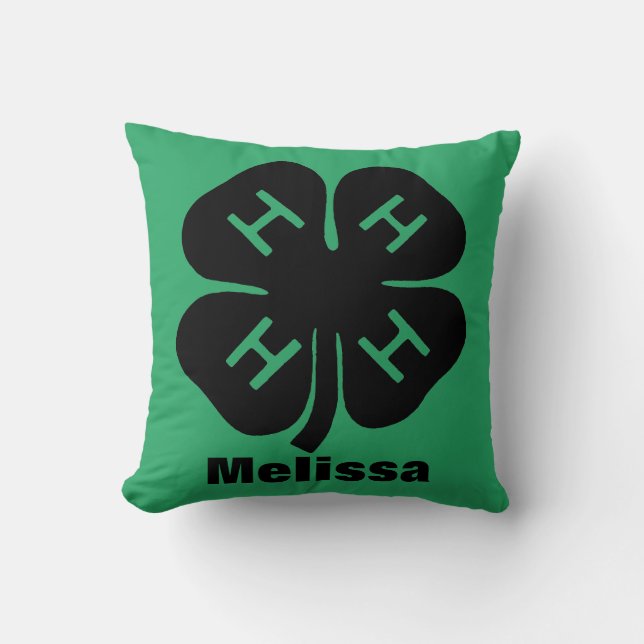 Symbol: 4-H Club Cushion (Front)