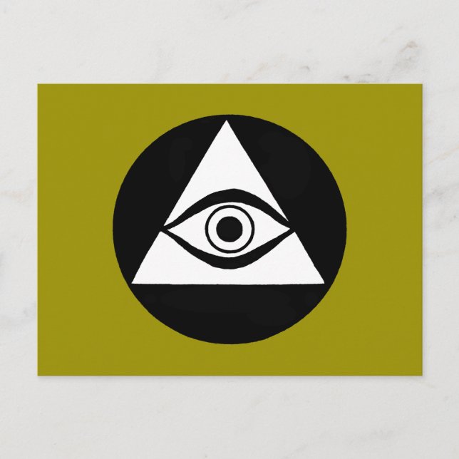 Symbol: All Seeing Eye Postcard (Front)