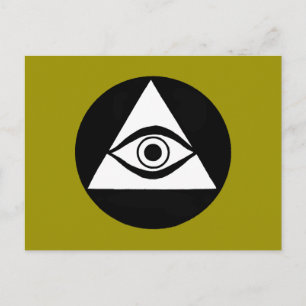 Symbol: All Seeing Eye Postcard