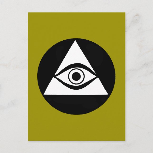 Symbol: All Seeing Eye Postcard (Front)