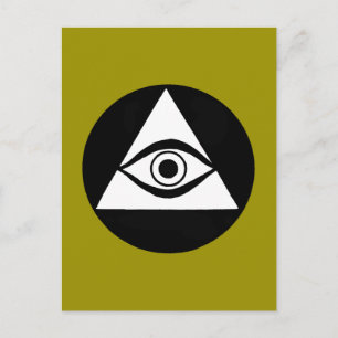 Symbol: All Seeing Eye Postcard