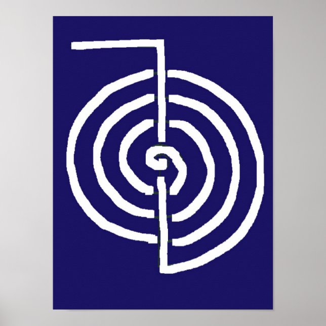 SYMBOL ART 2014 - Reiki Master Practice Poster (Front)