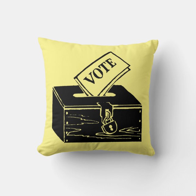 Symbol: Ballot Box Cushion (Front)