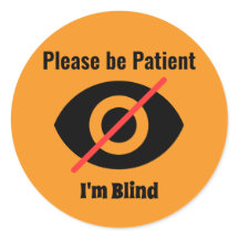 Symbol Blind Button