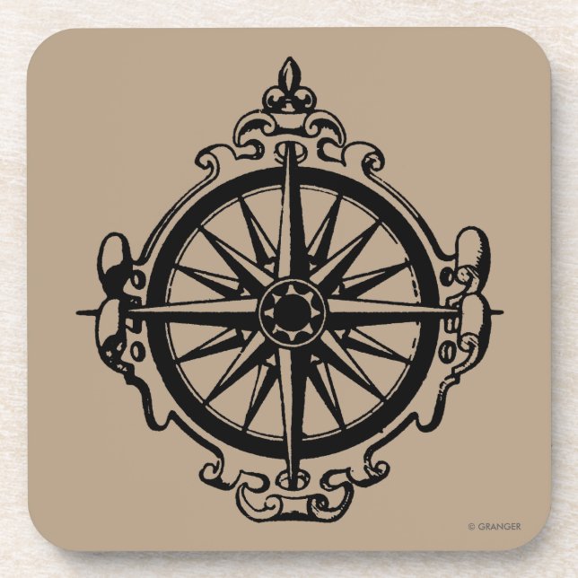 Symbol: Compass Coaster (Front)