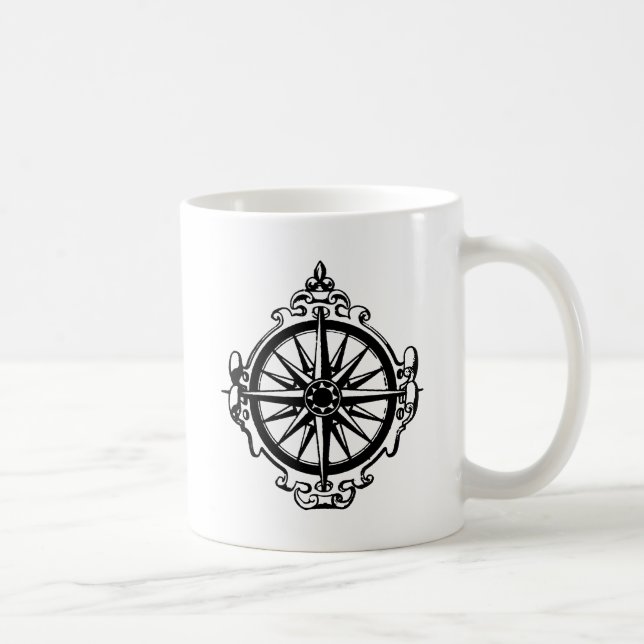 Symbol: Compass Coffee Mug (Right)