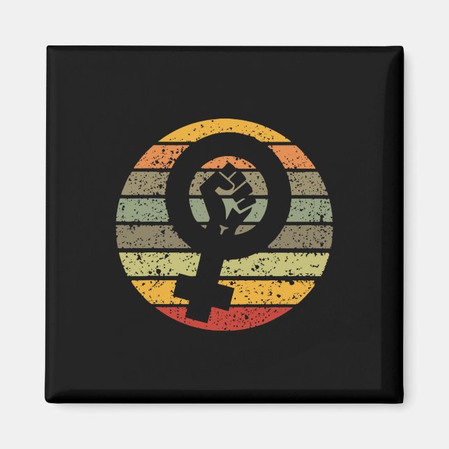 Symbol Design Retro Vintage  Magnet (Front)