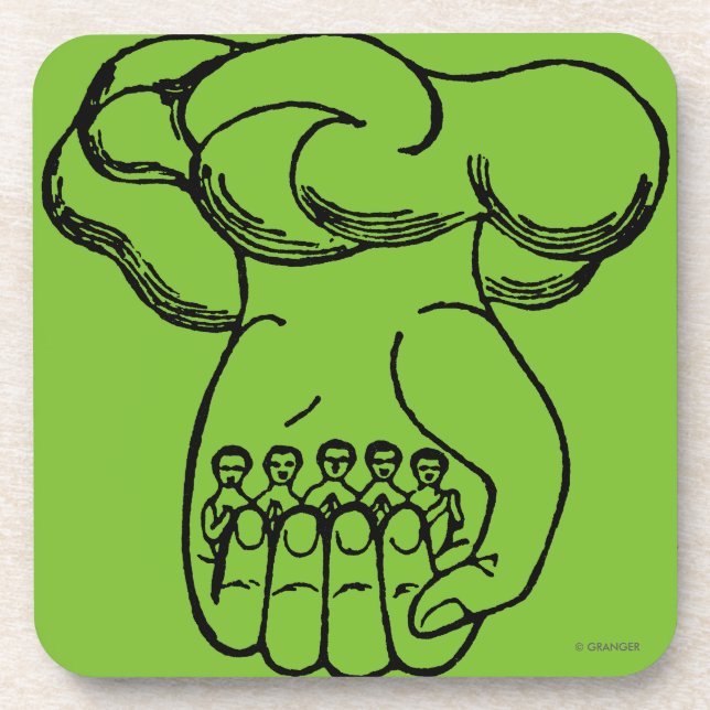 Symbol: Divine Hand Coaster (Front)
