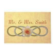 Symbol Double Infinity - Rose gold silver