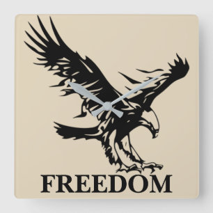 Symbol Eagle Freedom. Personalised Wall Clock
