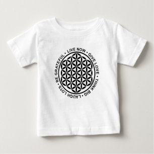 Symbol Flower Of Life - Rules Of Life 1 Baby T-Shirt