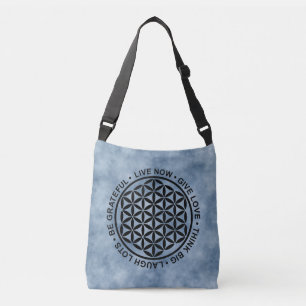 Symbol Flower Of Life - Rules Of Life 1 Crossbody Bag