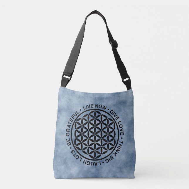 Symbol Flower Of Life - Rules Of Life 1 Crossbody Bag (Front)