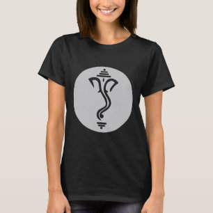 Symbol Ganesha Meditation Spiritual India Yoga T-Shirt